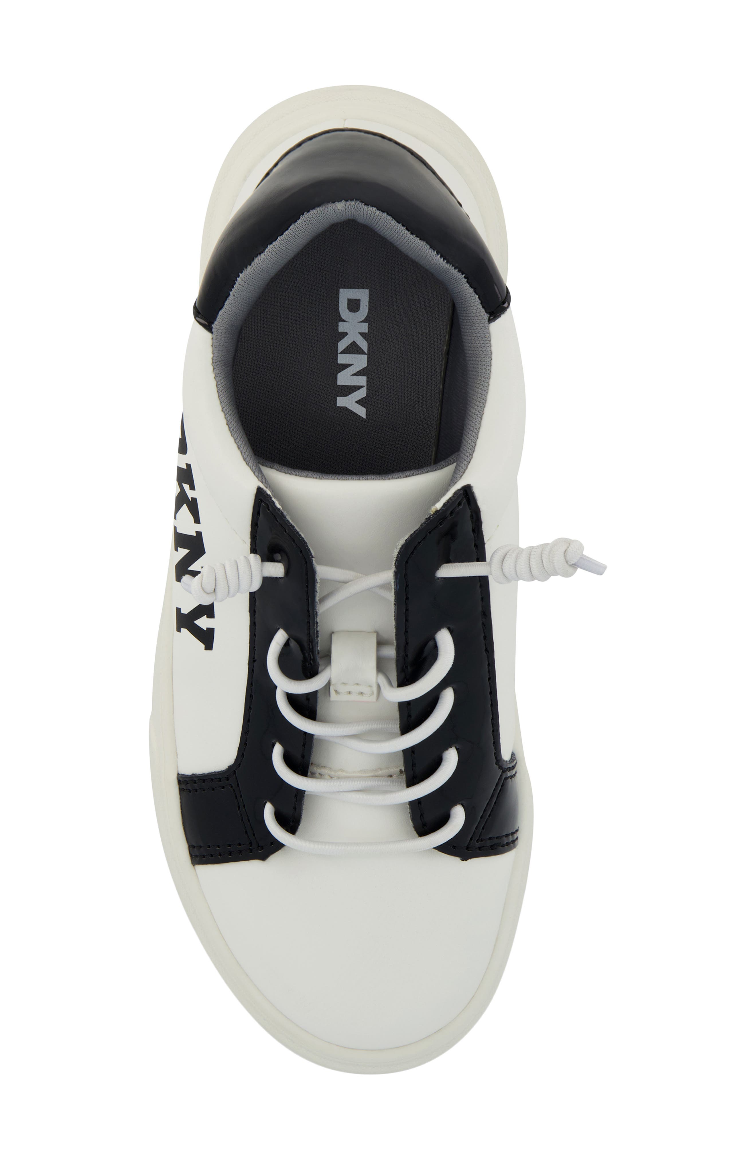Kids' Celia Gigi Sneaker, Alternate, color, WHITE AND BLACK