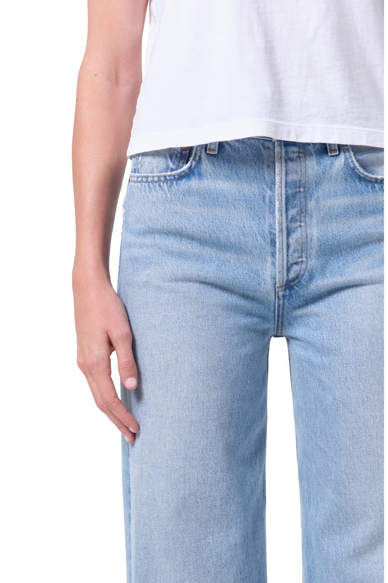 Ren High Waist Wide Leg Jeans, Alternate, color, ORTEN MED INDIGO