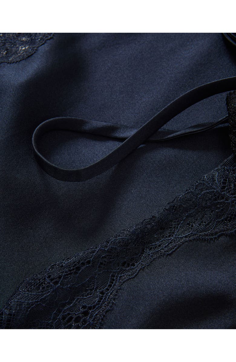 Veronica Beard Johanan Lace Trim Camisole, Alternate, color, Navy