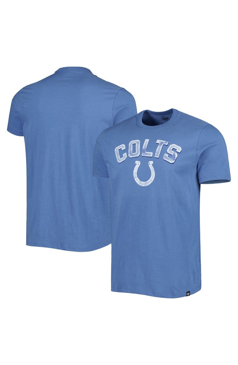 '47 Men's '47 Royal Indianapolis Colts All Arch Franklin T-Shirt, Main, color, 