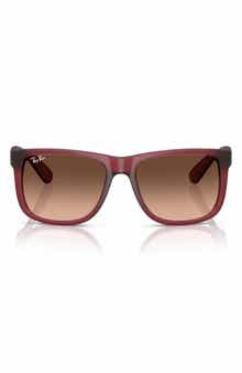 Ray-Ban 54mm Polarized Gradient Square Sunglasses