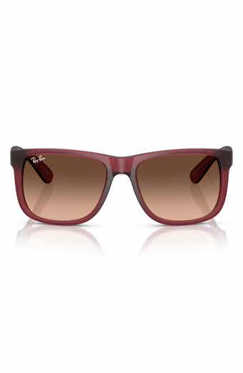 Ray-Ban 54mm Polarized Gradient Square Sunglasses