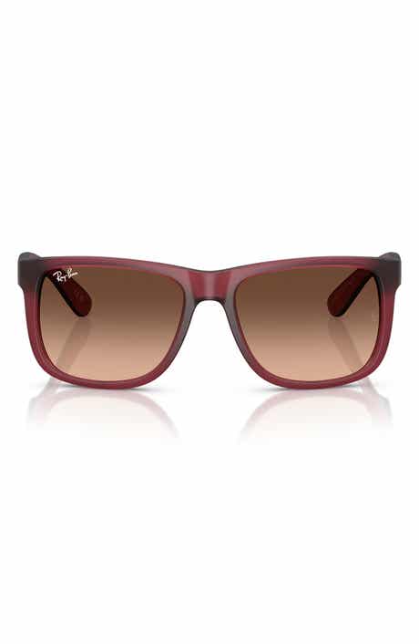 Ray-Ban 54mm Polarized Gradient Square Sunglasses