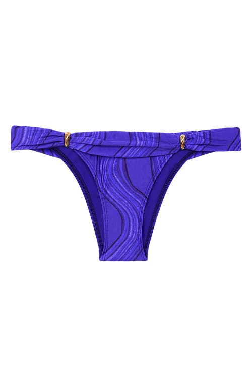 Vix Swimwear Gemstone Bia Tube Bikini Bottoms In Purple Multi