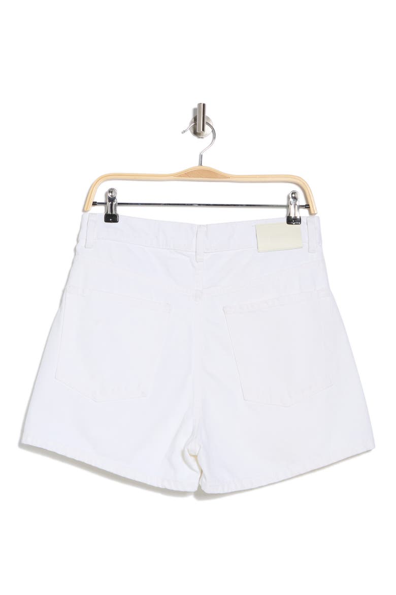 Taylor Ultra High Waist Denim Shorts, Alternate, color, WHITE