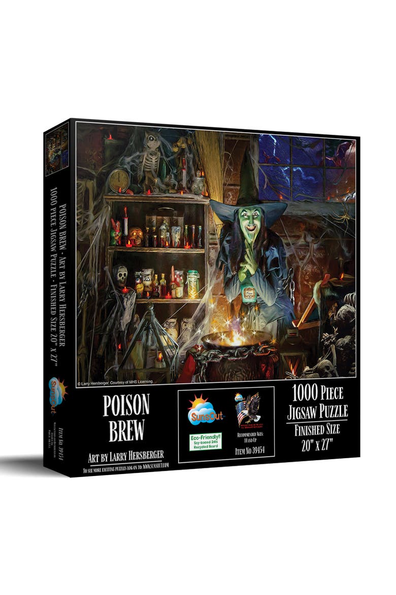 Poison Brew 1000 piece Jigsaw Puzzle for Adults, Main, color, Multicolor