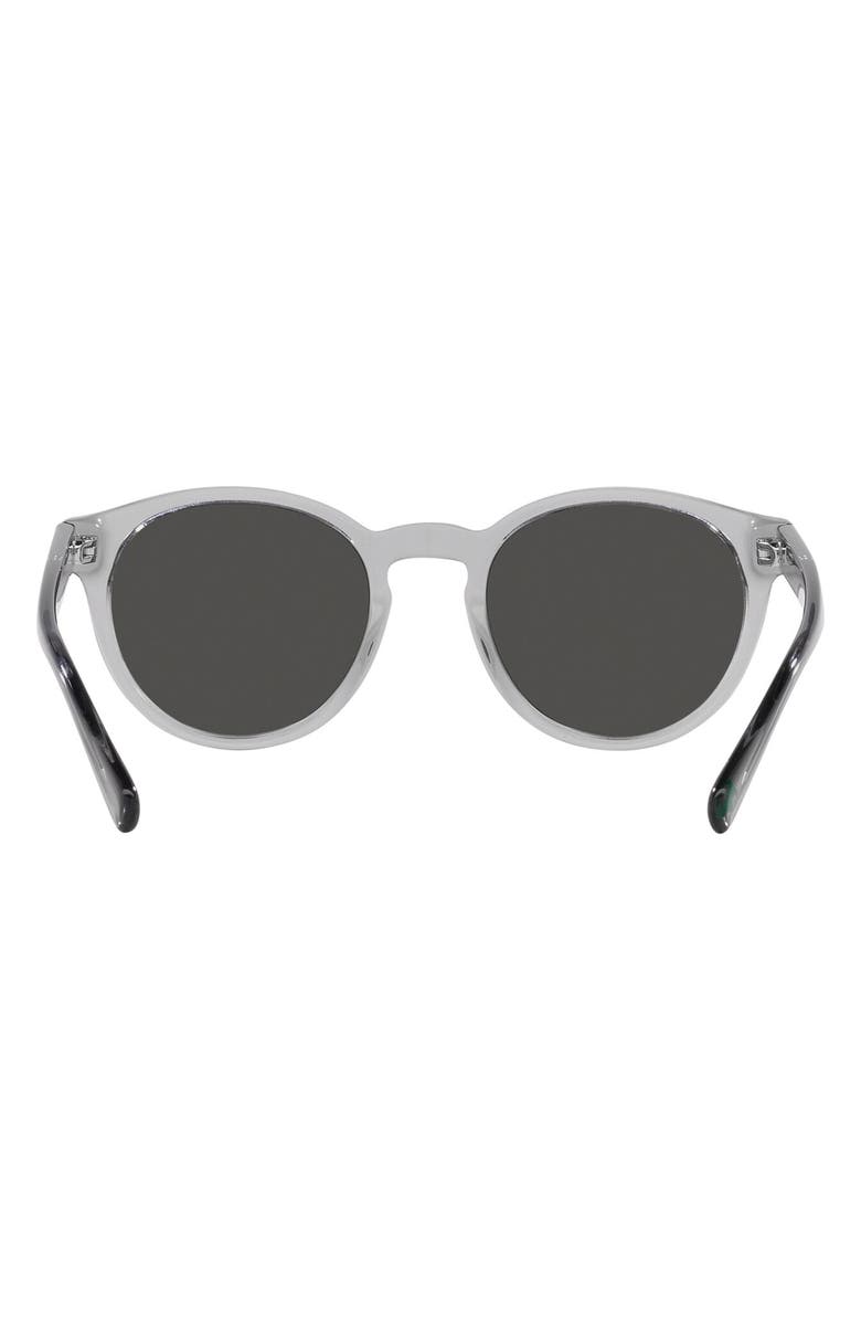Polo Ralph Lauren 51mm Round Sunglasses, Alternate, color, Dark Grey