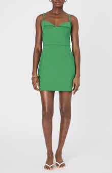 French Connection Whisper Foldover Minidress