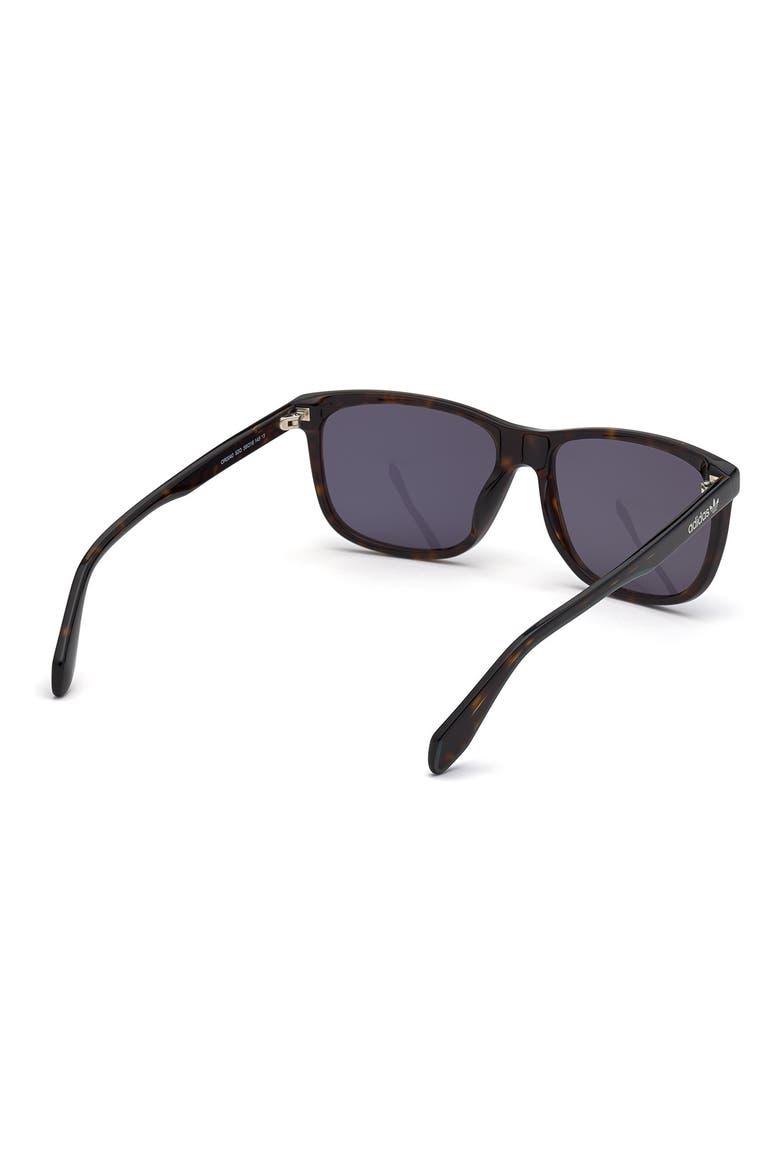 58MM Navigator Sunglasses, Alternate, color, DARK HAVANA / GREEN MIRROR