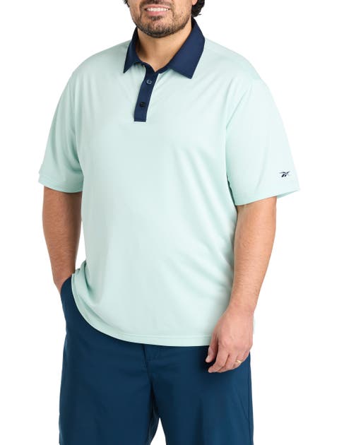 Big & Tall Contrast Solid Polo Shirt