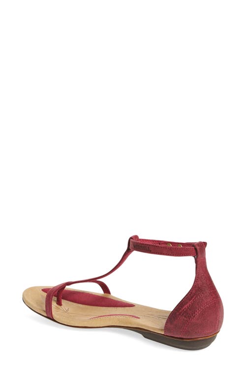 Merrell Solstice T-strap Sandal In Animal Print