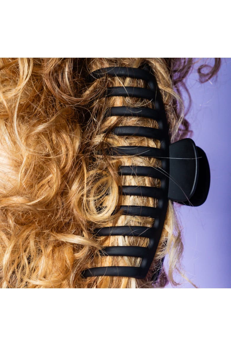 XL Barrel Claw Clip for Thick Hair, Alternate, color, Black