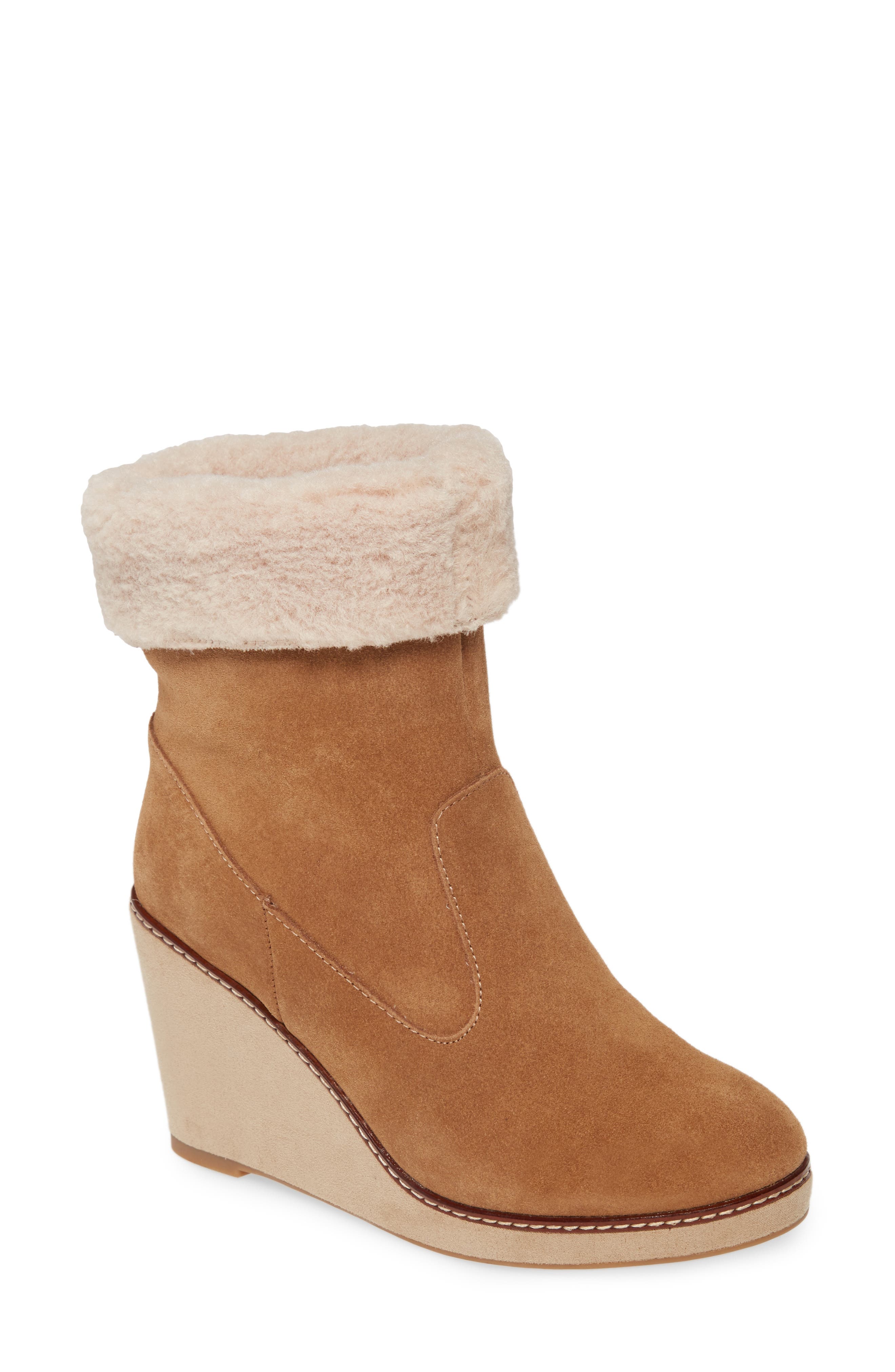 Kensie Holliston Wedge Bootie, Main, color, 