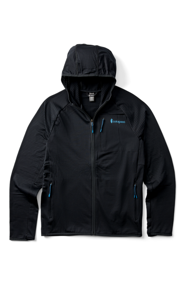 Cotopaxi Otero Fleece Full-Zip Hooded Jacket - Men's, Alternate, color, Cotopaxi Black