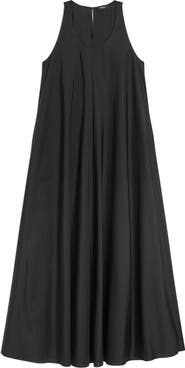 Theory Cotton Blend Maxi Dress