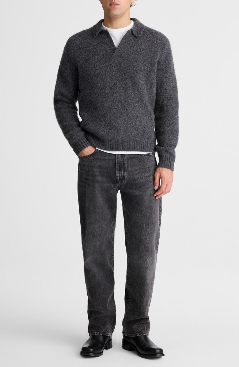 Madewell Open Collar Sweater, Alternate, color,