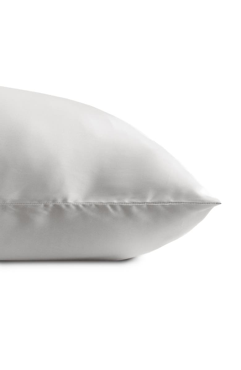 HOMESPUN Mulberry Silk Pillowcase, Alternate, color, Silver