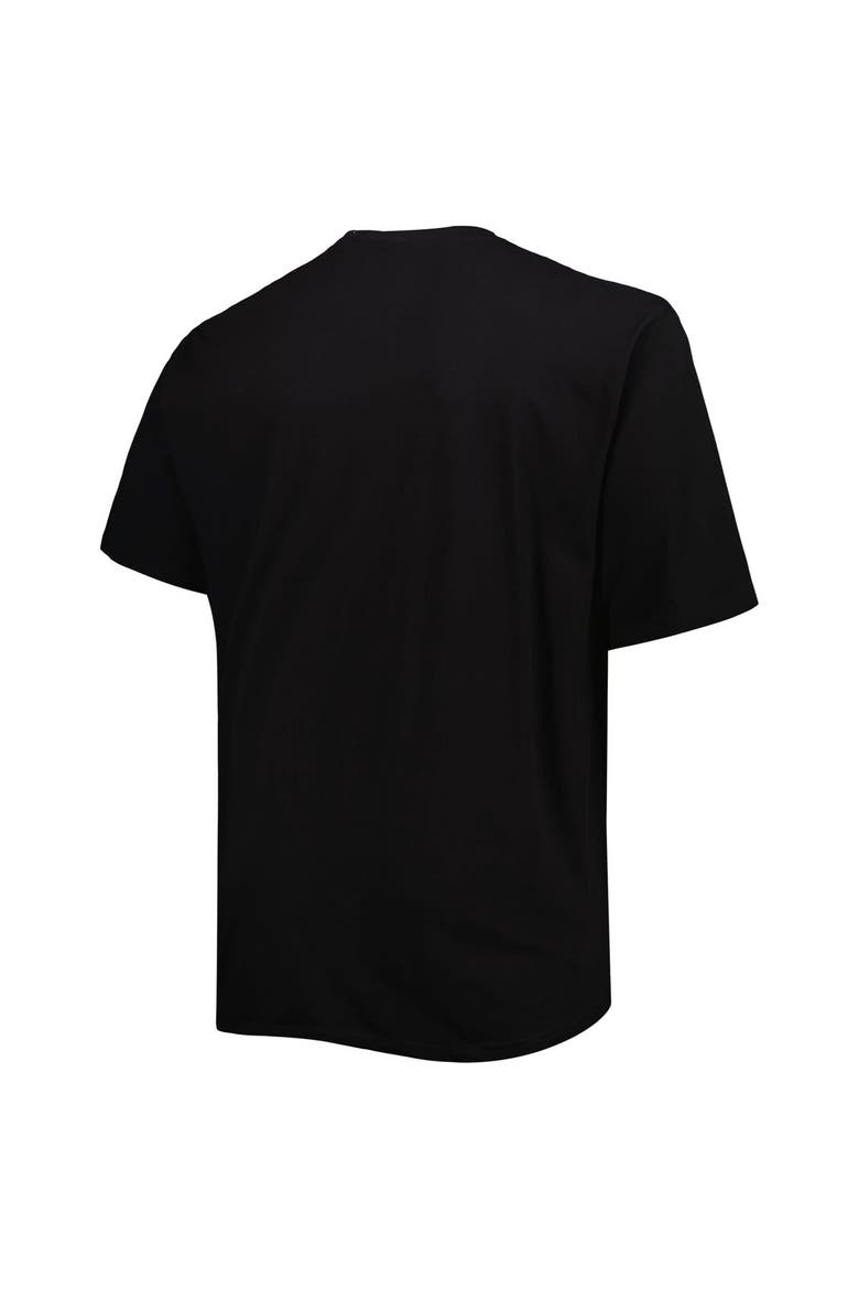 Men's Black Portland Trail Blazers Big & Tall Heart & Soul T-Shirt, Alternate, color, Black