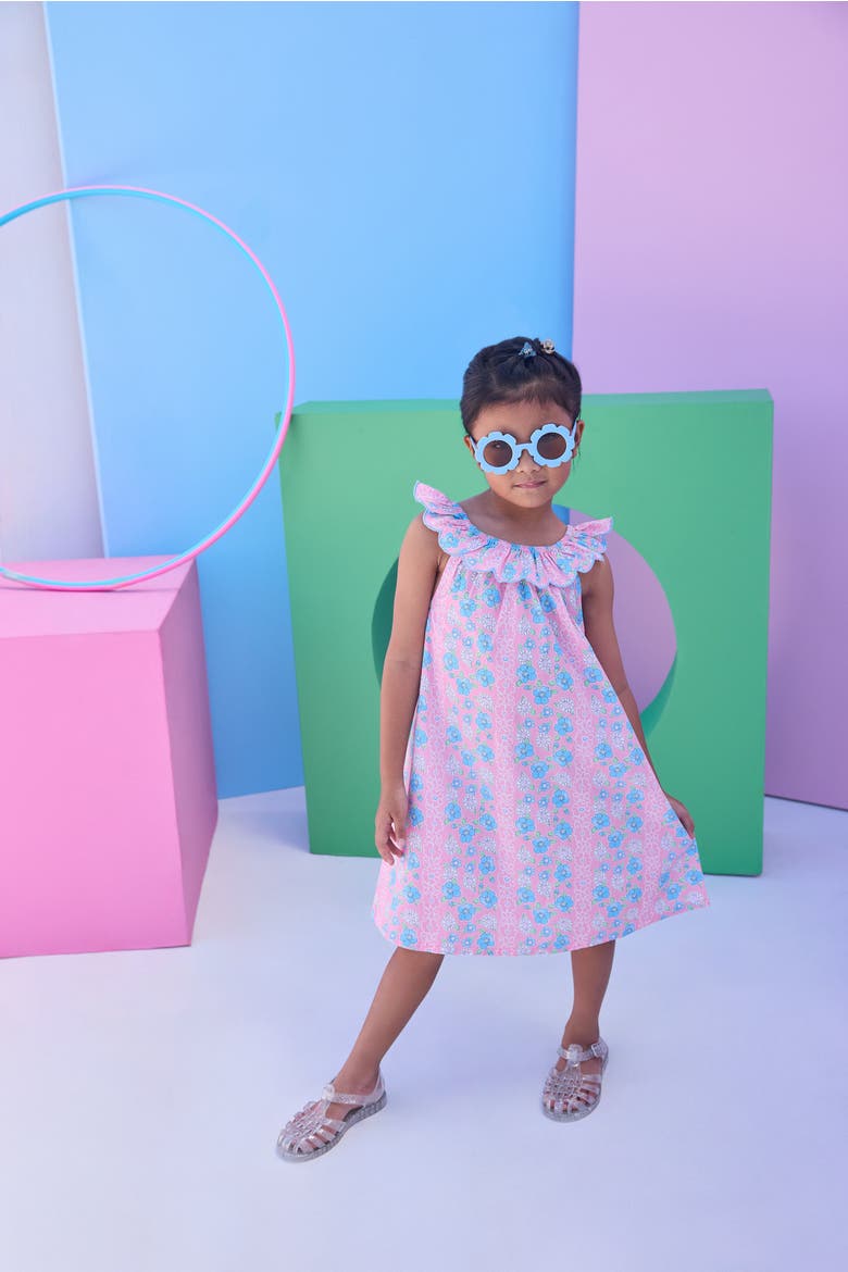 Kids' Flora Dress, Alternate, color, Spring Marguerite Floral