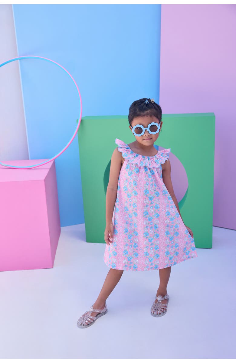 BISBY Kids' Flora Dress, Alternate, color, Spring Marguerite Floral