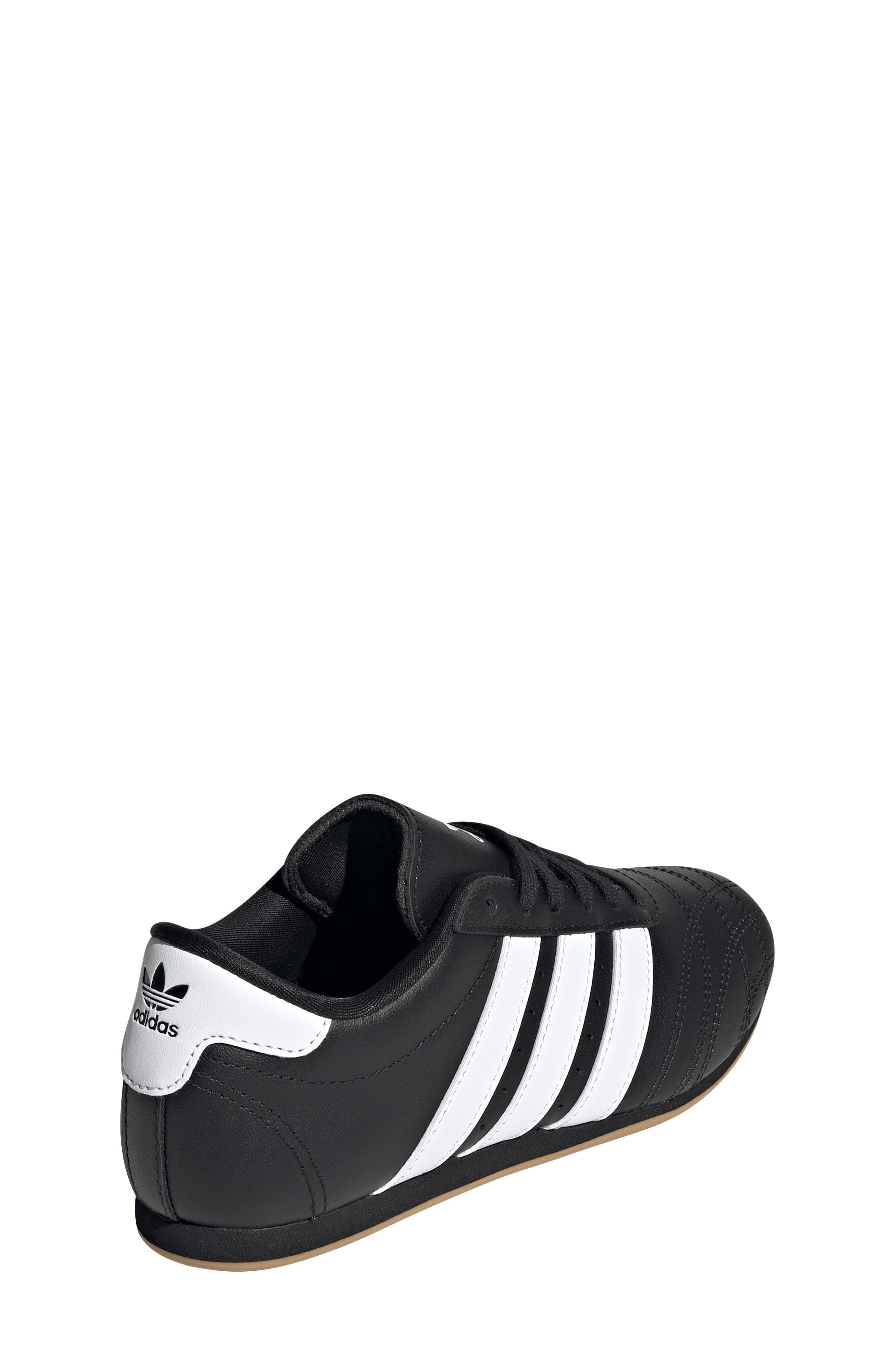 adidas Kids' Taekwondo Sneaker, Alternate, color, Black/ White/ Gum