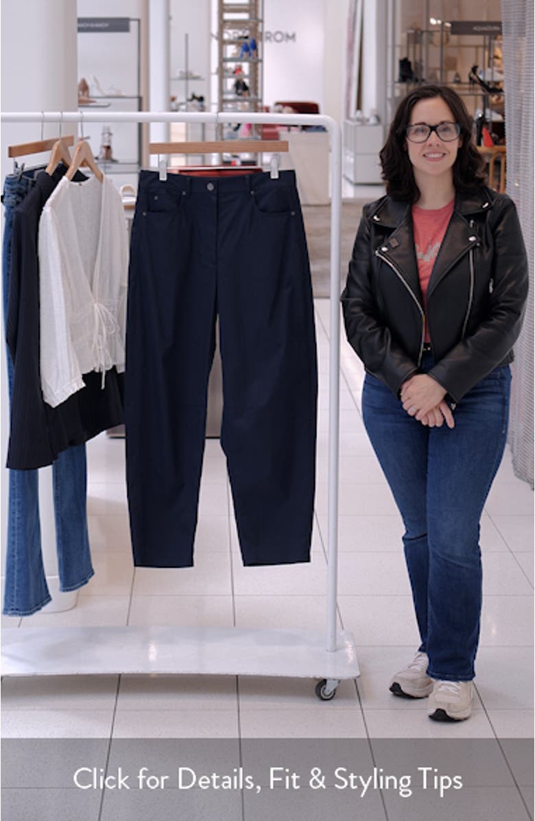 Curve Leg Cotton Chino Pants, sales video thumbnail