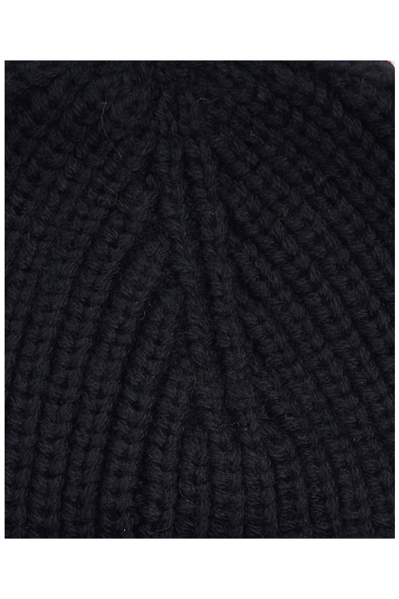 Mosely Cotton & Wool Blend Beanie, Alternate, color, BLACK