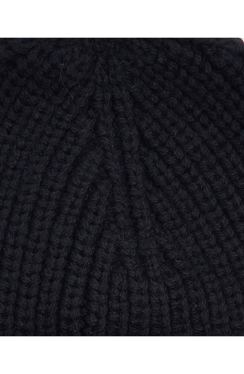 Barbour Mosely Cotton & Wool Blend Beanie, Alternate, color, Black