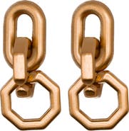 MacRae & Co. Geometric Link Drop Earrings