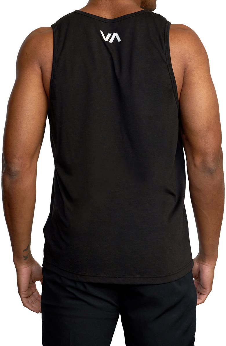 RVCA VA Blur Performance Graphic Tank, Alternate, color, 