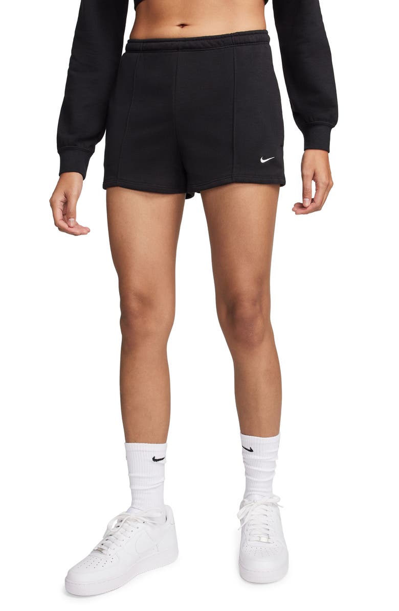Nike Chill High Waist French Terry Shorts, Main, color, 