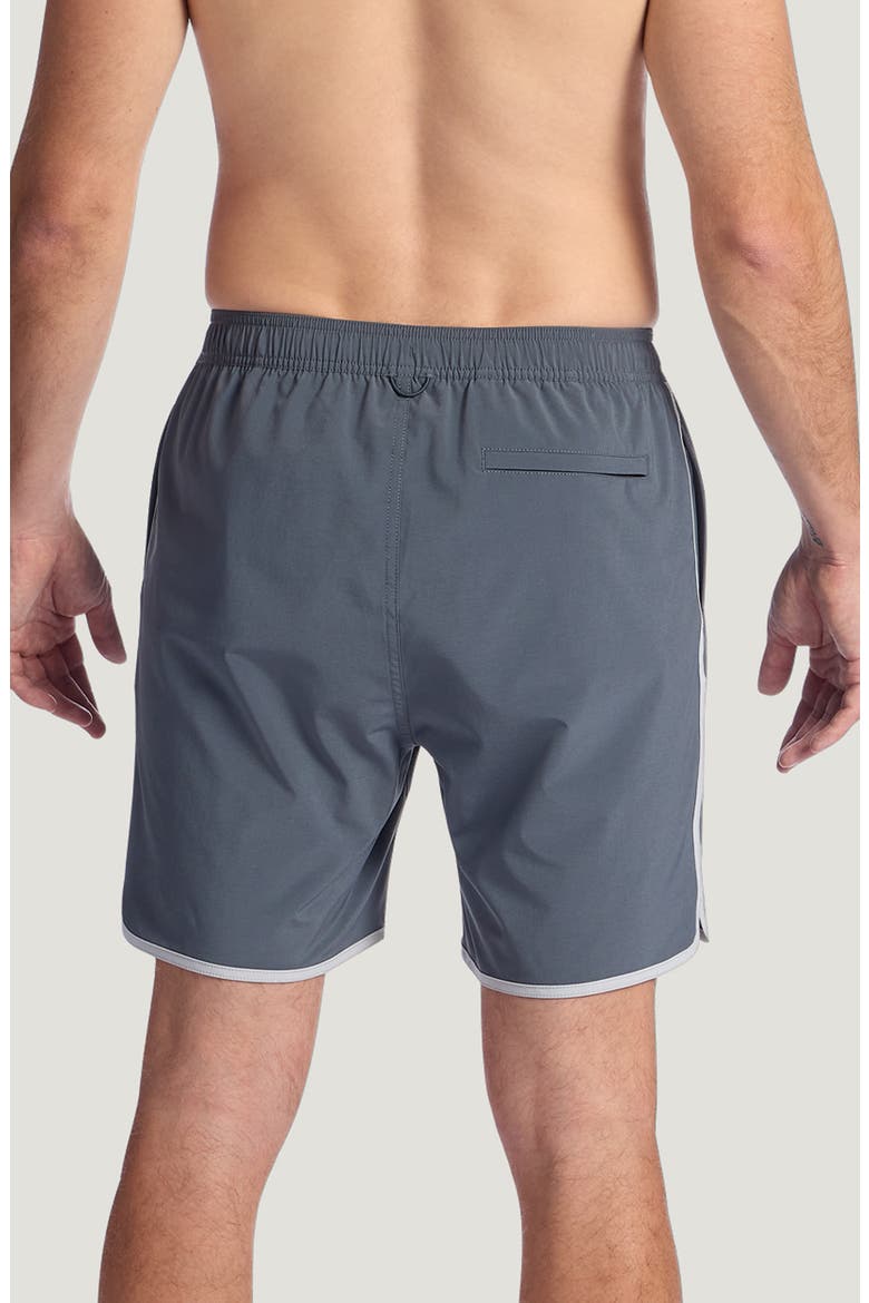 Downshore Swim Trunks, Alternate, color, STORM CLOUD