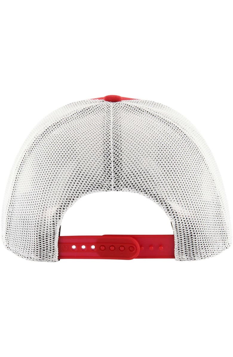 '47 Men's '47 Red Chicago Bulls Semi Patch Trucker Adjustable Hat, Alternate, color, Red