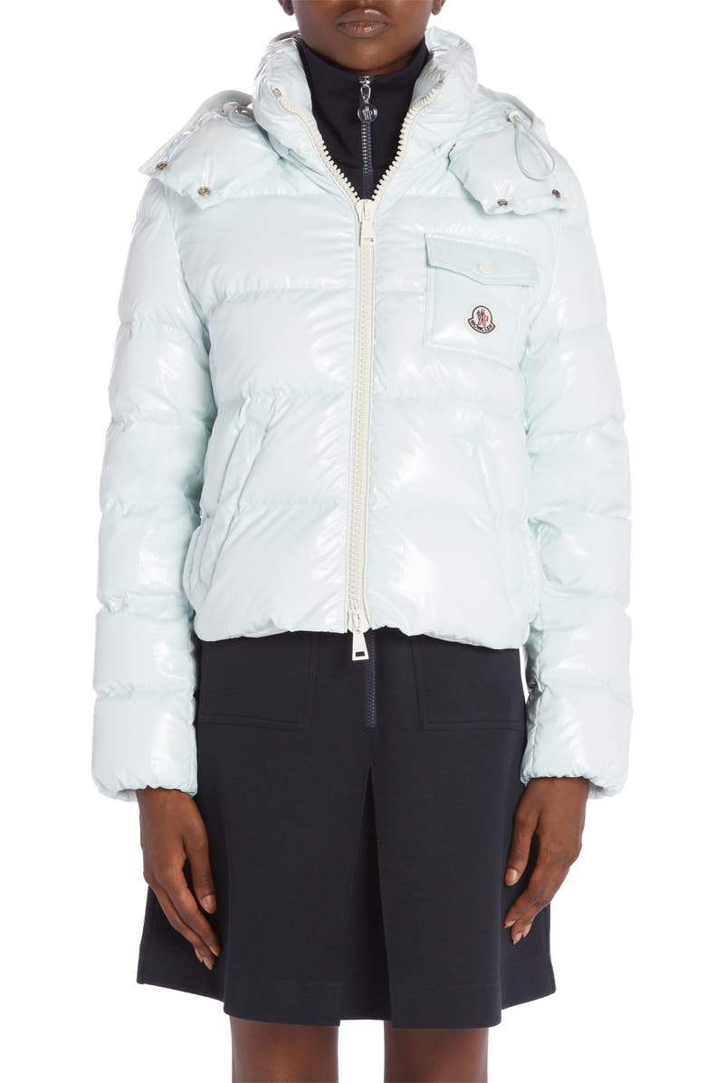 Moncler Andro Hooded Down Puffer Jacket, Alternate, color,