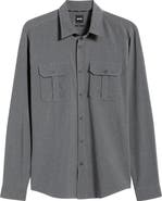 BOSS Roan Kent Slim Fit Performance Button-Up Shirt