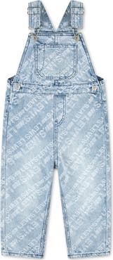 Levi's Kids' Logo-Print Denim Overalls