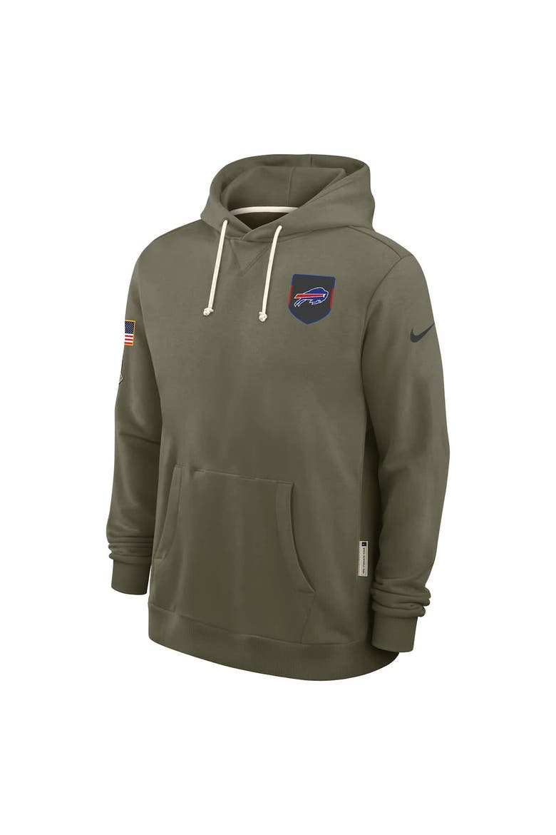 Men's Nike Olive Buffalo Bills Big & Tall 2025 Salute to Service Sideline Dominant Force Dri-FIT Hoodie, Alternate, color, Olive