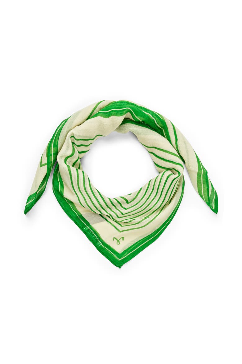 Featherlight Striped Scarf, Alternate, color, Mint Green