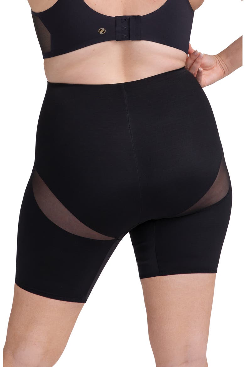 SuperPower Mid Waist Shaper Shorts, Alternate, color, VAMP