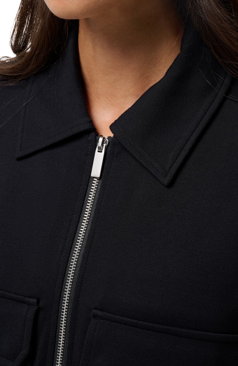 TravisMathew Friday Ponte Utility Jacket, Alternate, color, Black