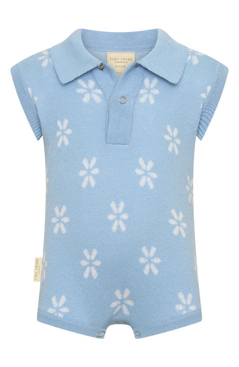 Floral Polo Romper (Baby)