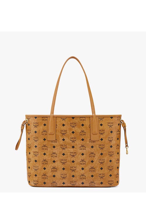 Mcm Reversible Liz Shopper In Brown