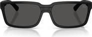 Burberry 61mm Rectangle Sunglasses