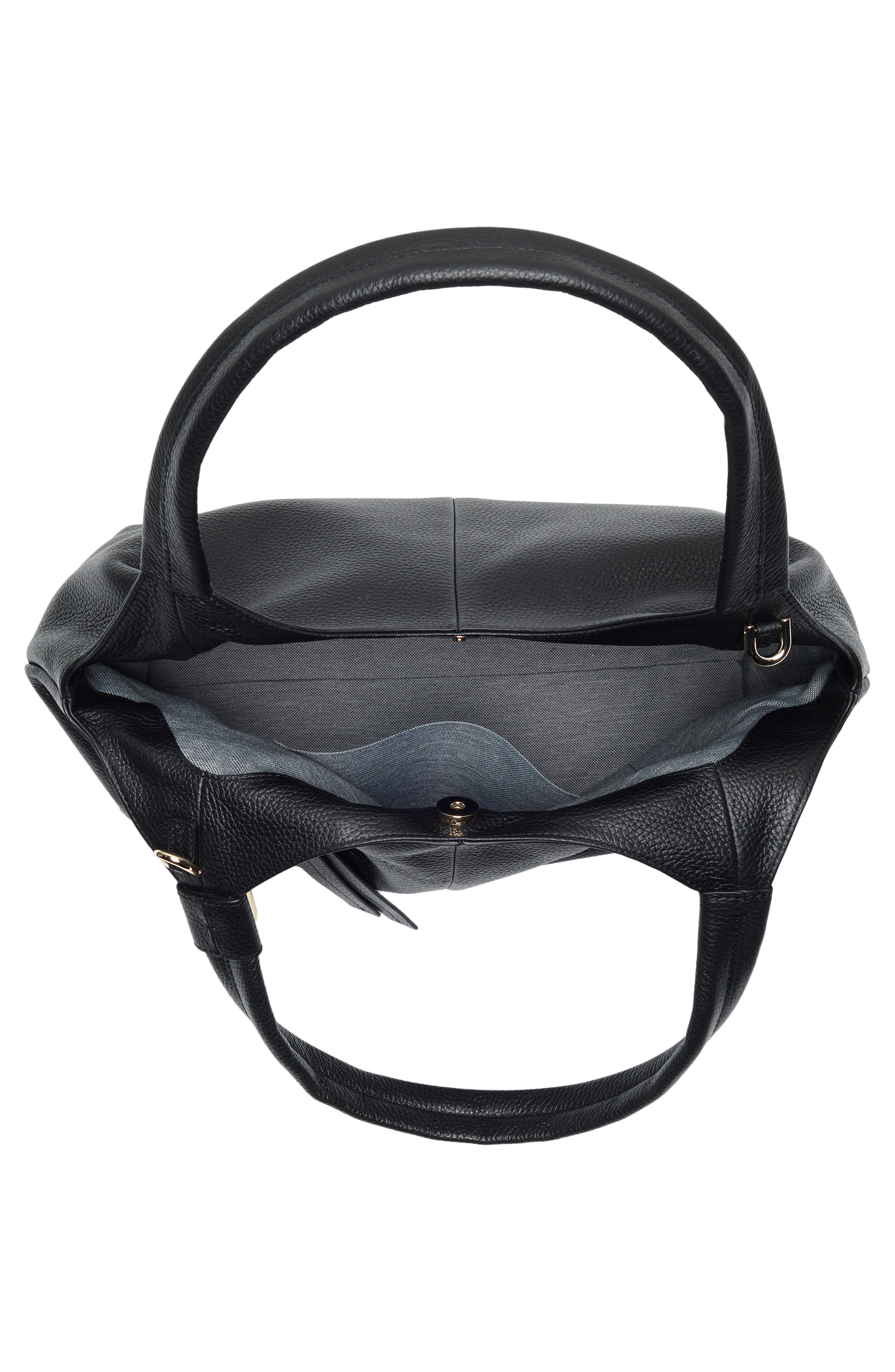 Furla Planeta Hobo Shoulder Bag, Alternate, color, Nero