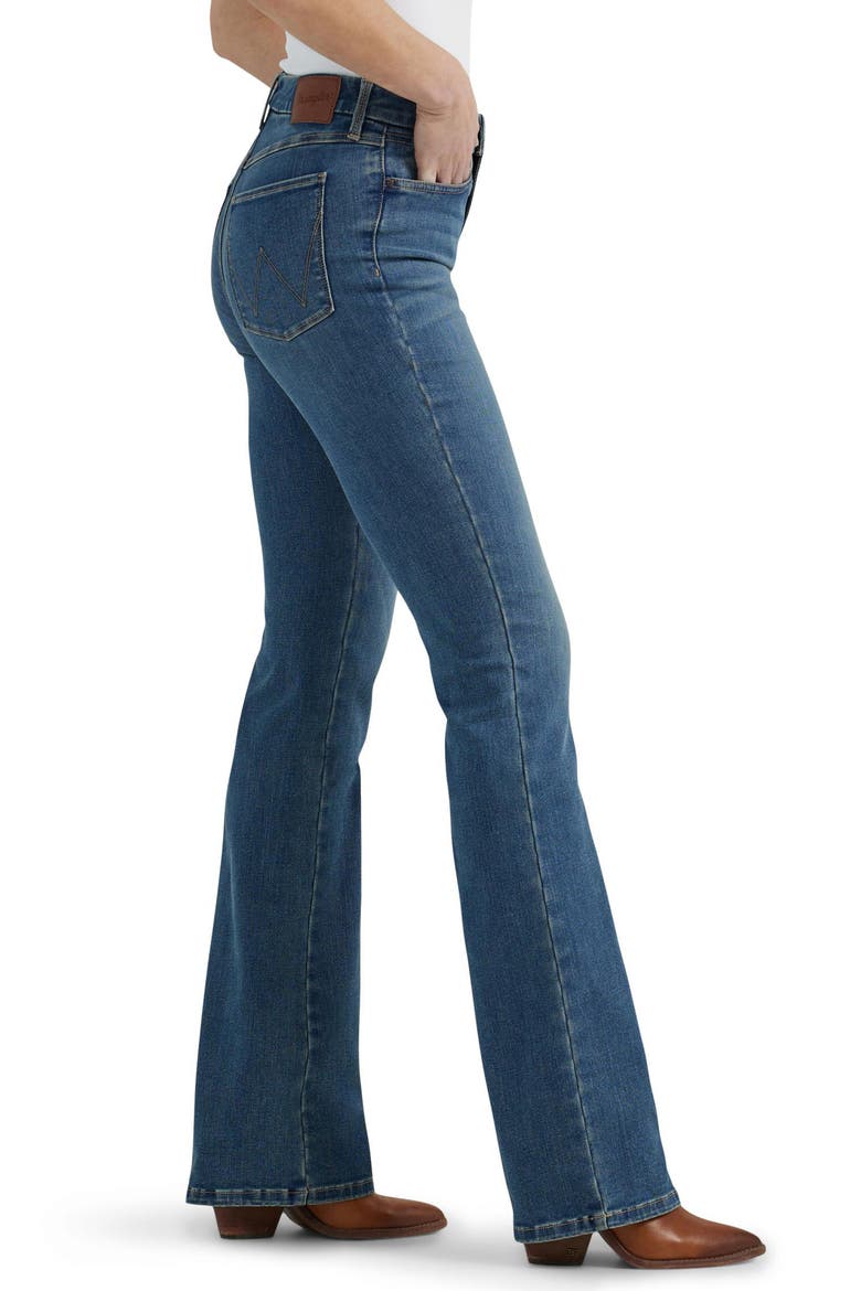 Bespoke Curvy High Waist Bootcut Jeans, Alternate, color, ADA