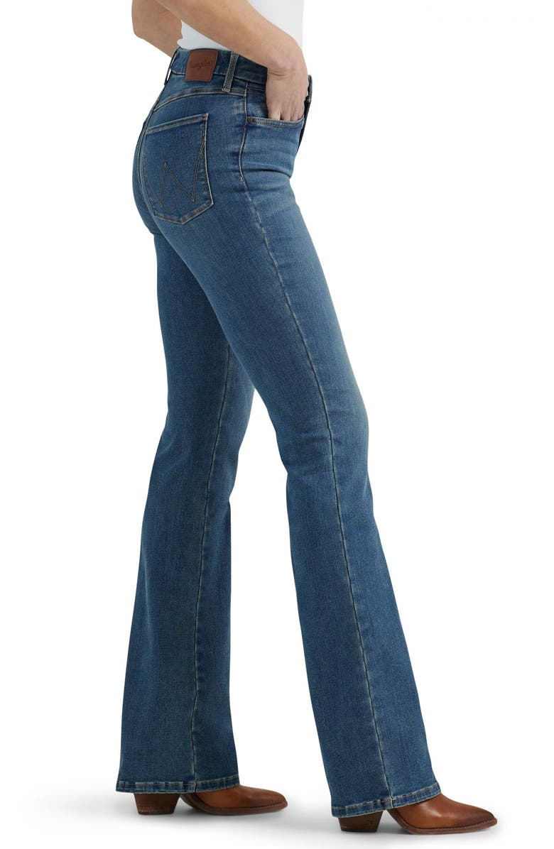 Wrangler Bespoke High Waist Bootcut Jeans, Alternate, color, Ada