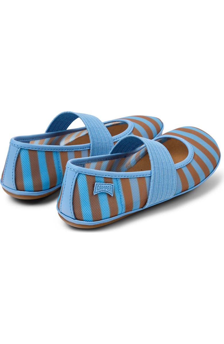 Camper Kids' Right Mary Jane Ballet Flat, Alternate, color, Blue Stripe