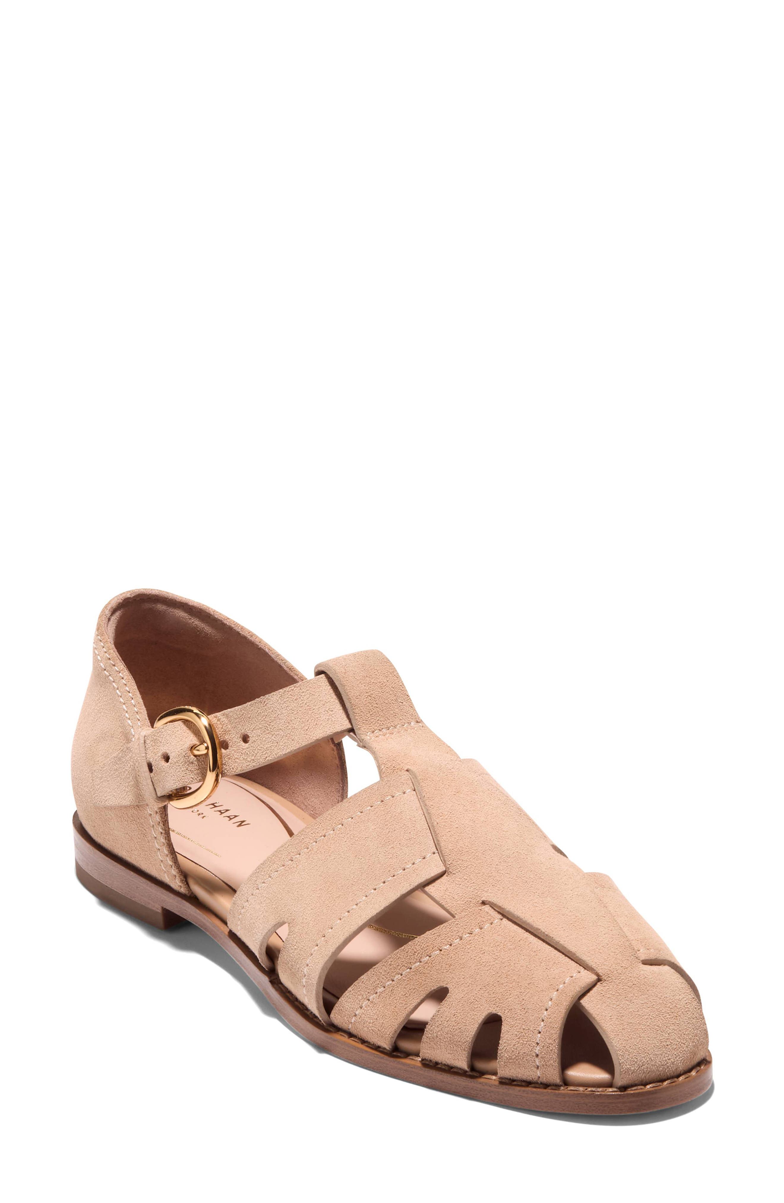 Rosabella Fishmerman Sandal, Main, color, CH TUSCAN SAND SUEDE