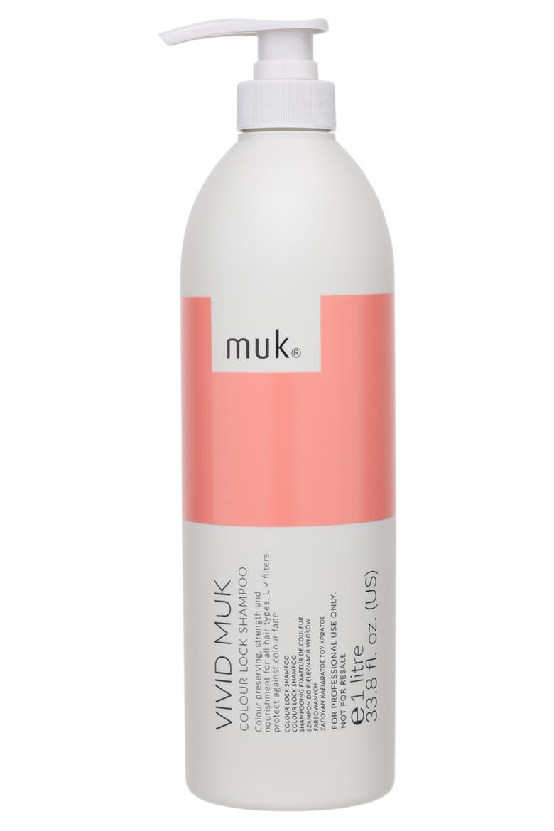 Vivid muk Colour Lock Shampoo, Main, color, 33.8 fl oz