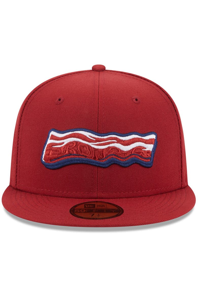 New Era Men's New Era Red Lehigh Valley IronPigs Authentic Collection Alternate Logo 59FIFTY Fitted Hat, Alternate, color, Red